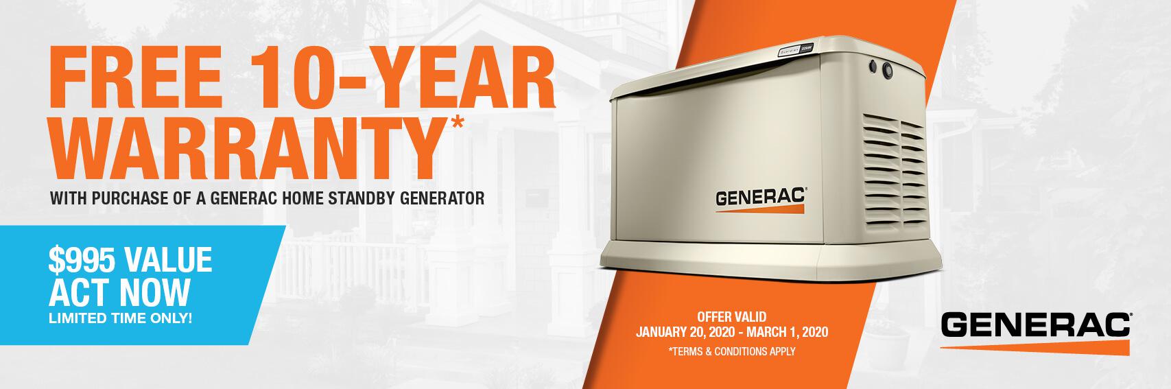 Homestandby Generator Deal | Warranty Offer | Generac Dealer | Lincoln, AL
